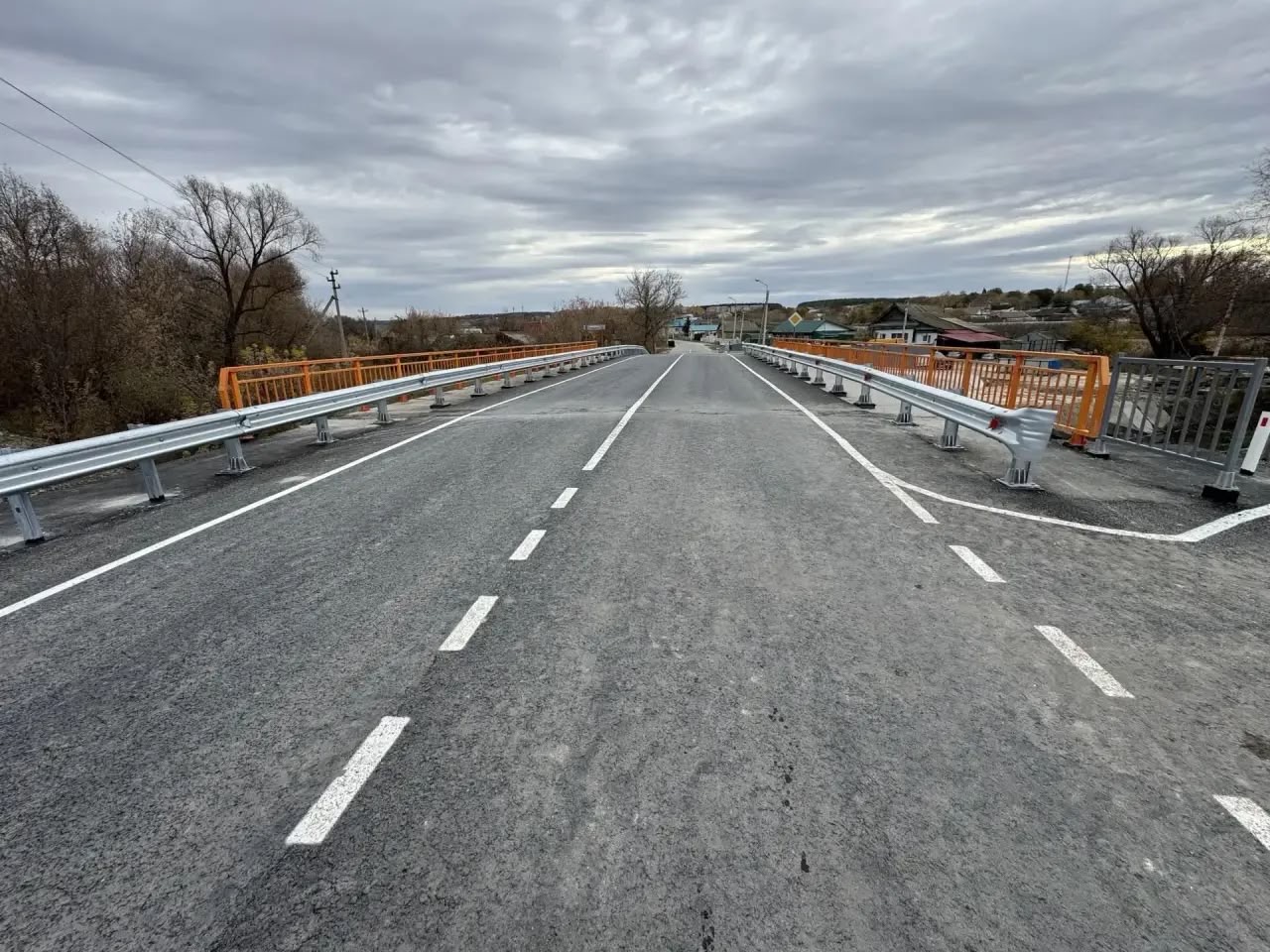 В Старокулаткинском районе Ульяновской области открыли движение по отремонтированному мосту через реку Кулатку